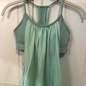 Lululemon mint colored tank